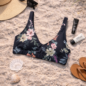 Midnight Garden – Women’s Padded Bikini Top