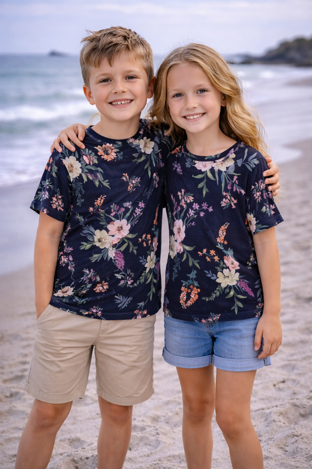 Midnight Garden – Little Kids Crew Neck Tee