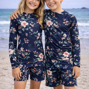 Midnight Garden – Big Kids Unisex Rash Guard