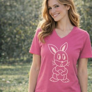 Cute Bunny Shirt- Easter and Spring