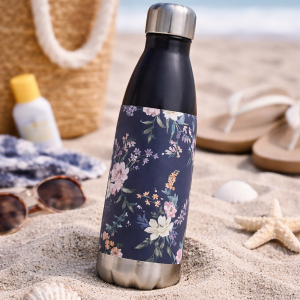 Midnight Garden- Stainless Steel Water Bottle