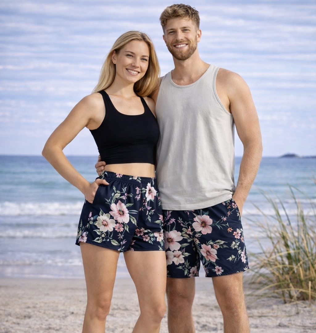 Midnight Garden – Adult Unisex Athletic Shorts