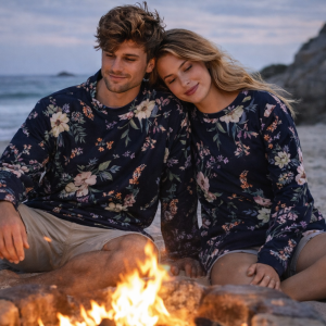 Midnight Garden – Unisex Cozy Sweatshirt