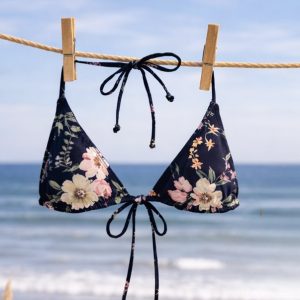 Midnight Garden – String Bikini Top