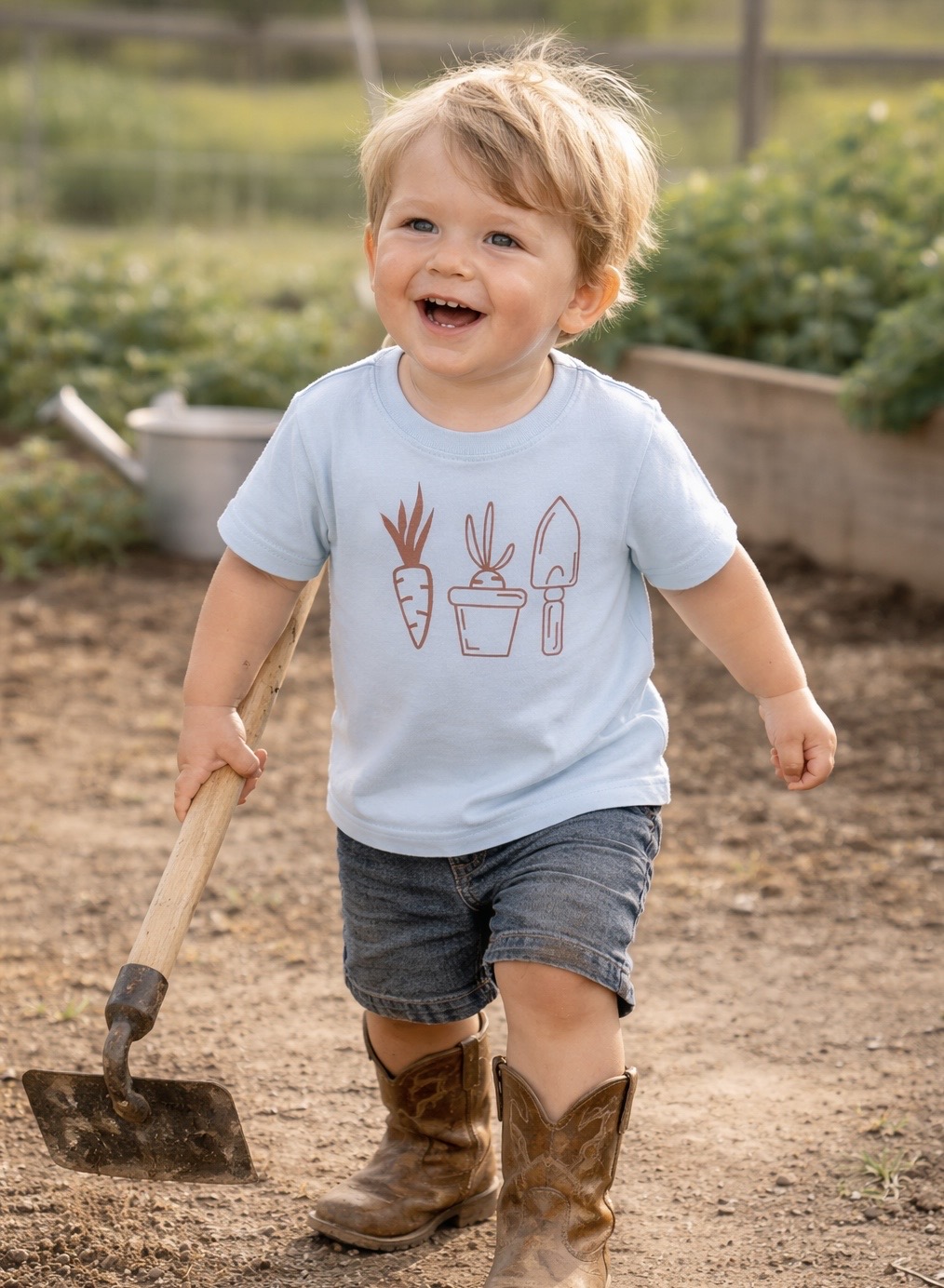 Little Gardener Baby Tee