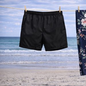 Coastal Black – Men’s Swim Trunks