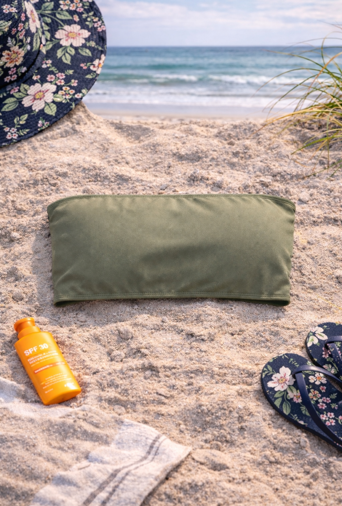 Evergreen Coast – Women’s Bandeau Bikini Top