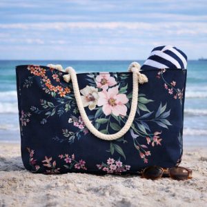 Midnight Garden- Oversized weekender bag