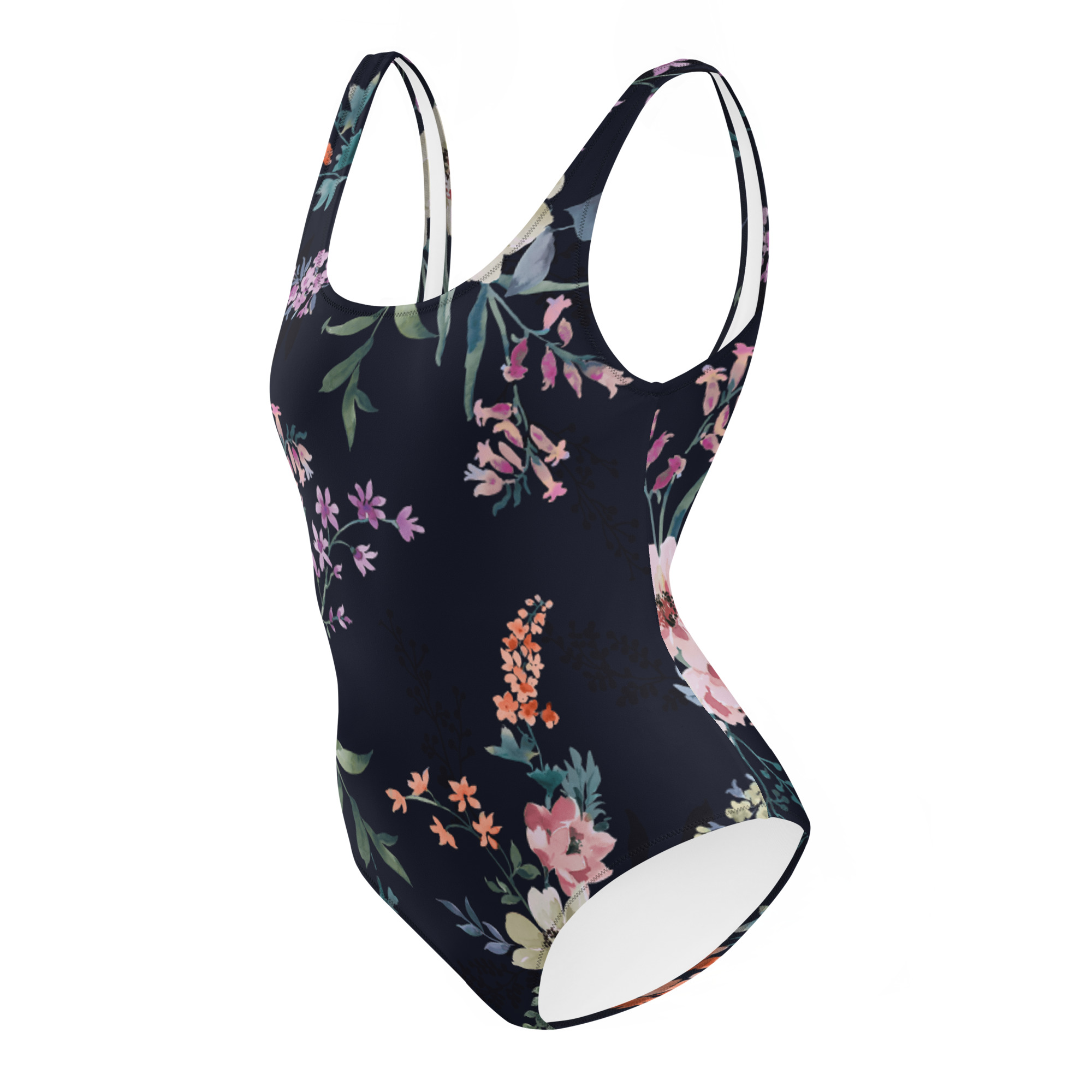 Midnight Garden – Women’s One-Piece Swimsuit - Image 3