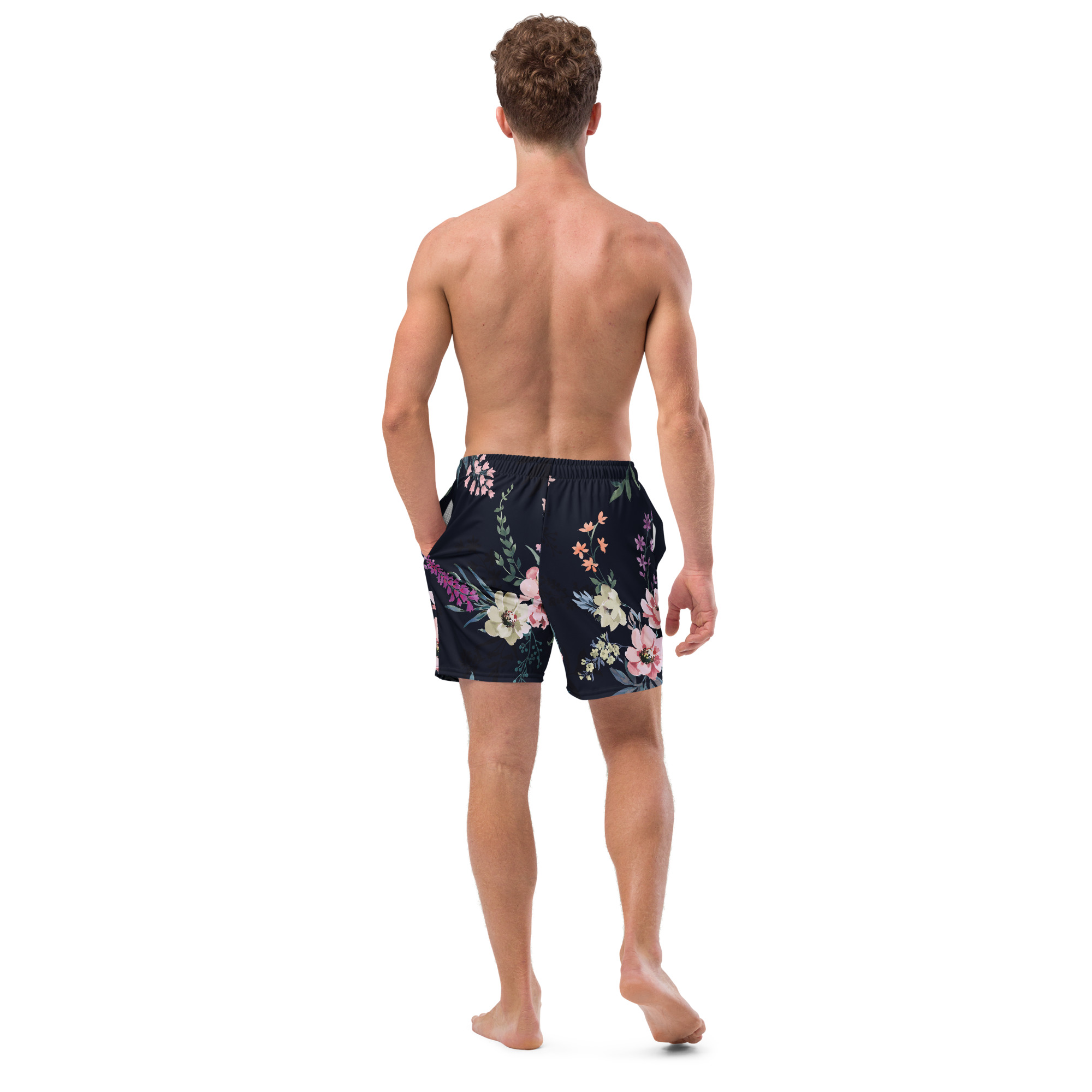 Midnight Garden- Men’s Swim Trunks - Image 3