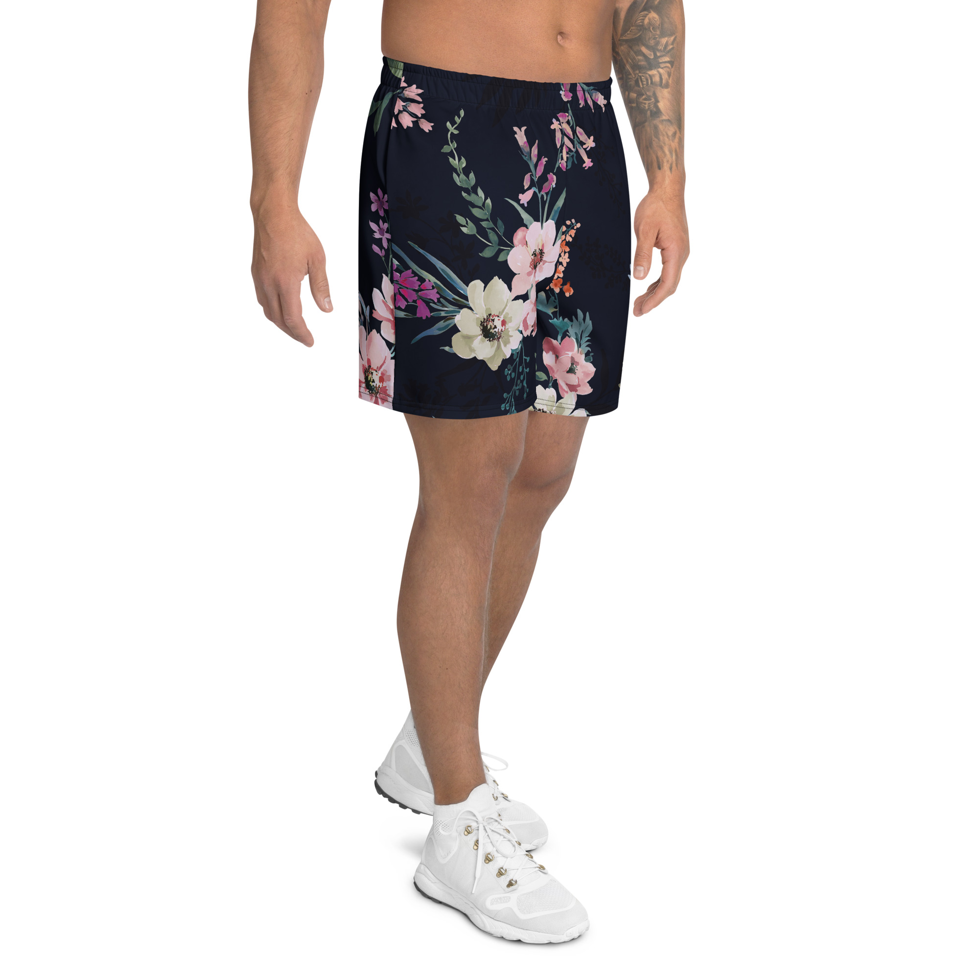 Midnight Garden – Adult Unisex Long Swim Shorts - Image 3