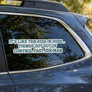 Things Got Out of Control Fast Bumper Sticker