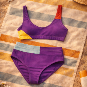 Poolside Color Block Bikini Set — Women