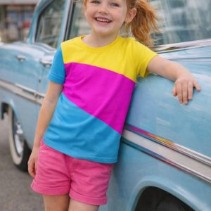 Candy Wave Color Block Tee