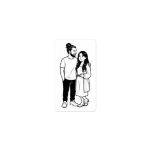 Couple 5- Build Your Own Family Bumper Sticker Set