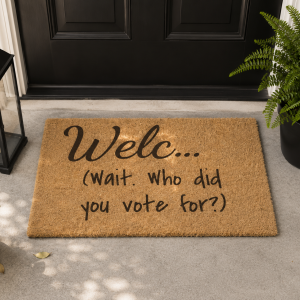 Who did you vote for- Doormat