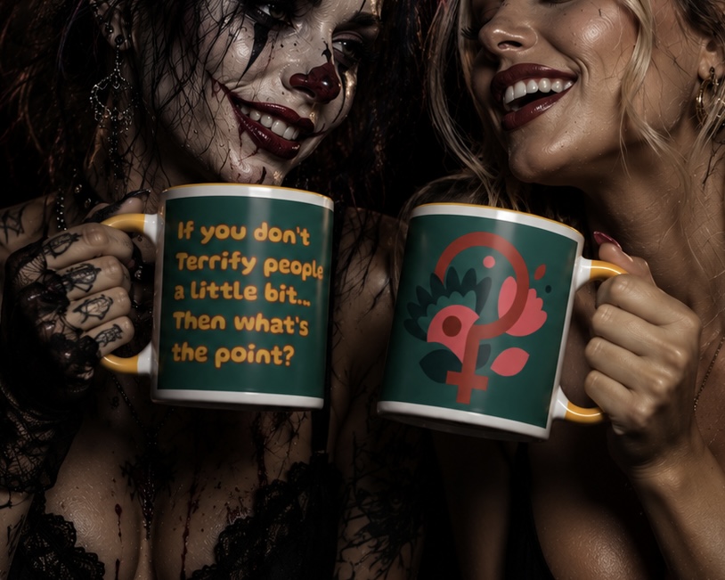 If you don’t terrify people a little bit… then what’s the point? 11oz Mug