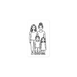 Family 2- Build Your Own Family Bumper Sticker Set
