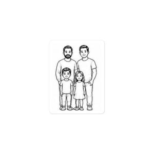 Family 3- Build Your Own Family Bumper Sticker Set