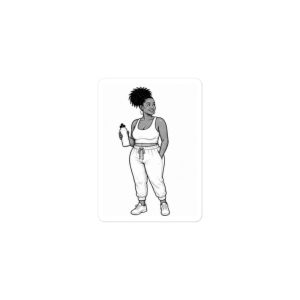Woman 4- Build Your Own Family Bumper Sticker Set
