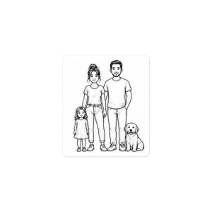 Family 6- Build Your Own Family Bumper Sticker Set
