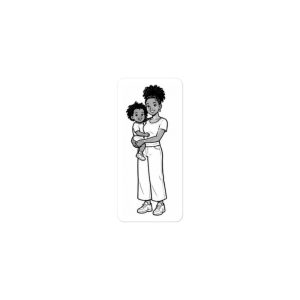 Mom holding baby 2- Build Your Own Family Bumper Sticker Set