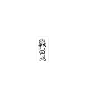 Girl 2- Build Your Own Family Bumper Sticker Set