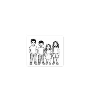 Sibling Set 4– Build Your Own Family Bumper Sticker Set
