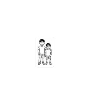 Brother Set 2- Build Your Own Family Bumper Sticker Set