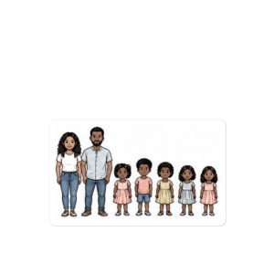 Family 4- Build Your Own Family Bumper Sticker Set