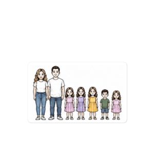Family 5- Build Your Own Family Bumper Sticker Set