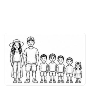Family 8- Build Your Own Family Bumper Sticker Set