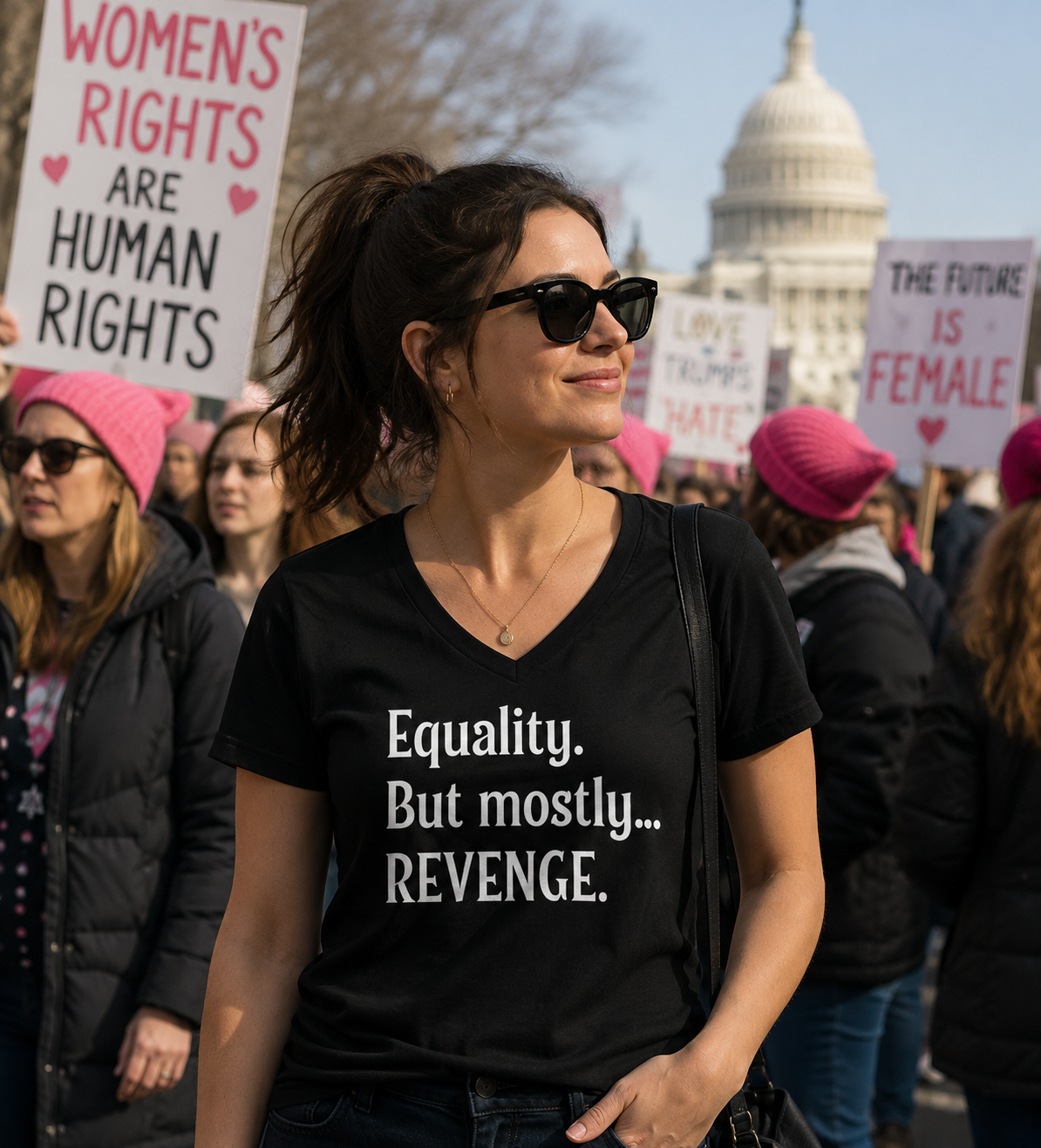Equality. But mostly… REVENGE