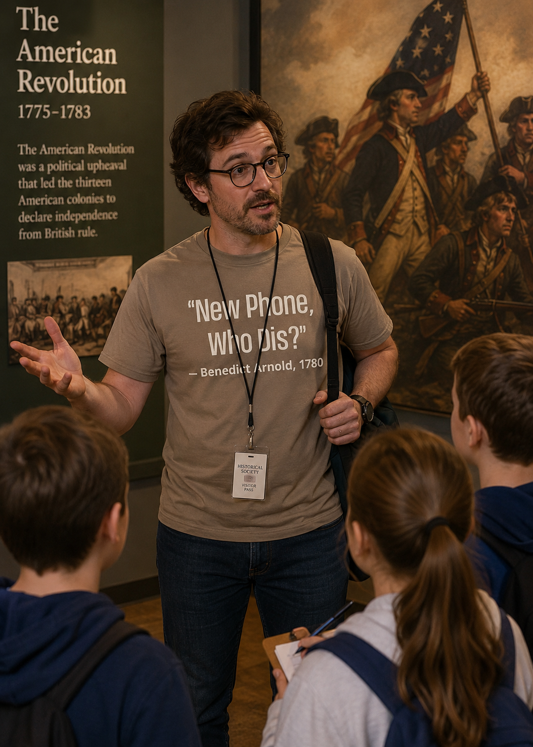 New Phone Who Dis -Benedict Arnold 1780 - Image 5