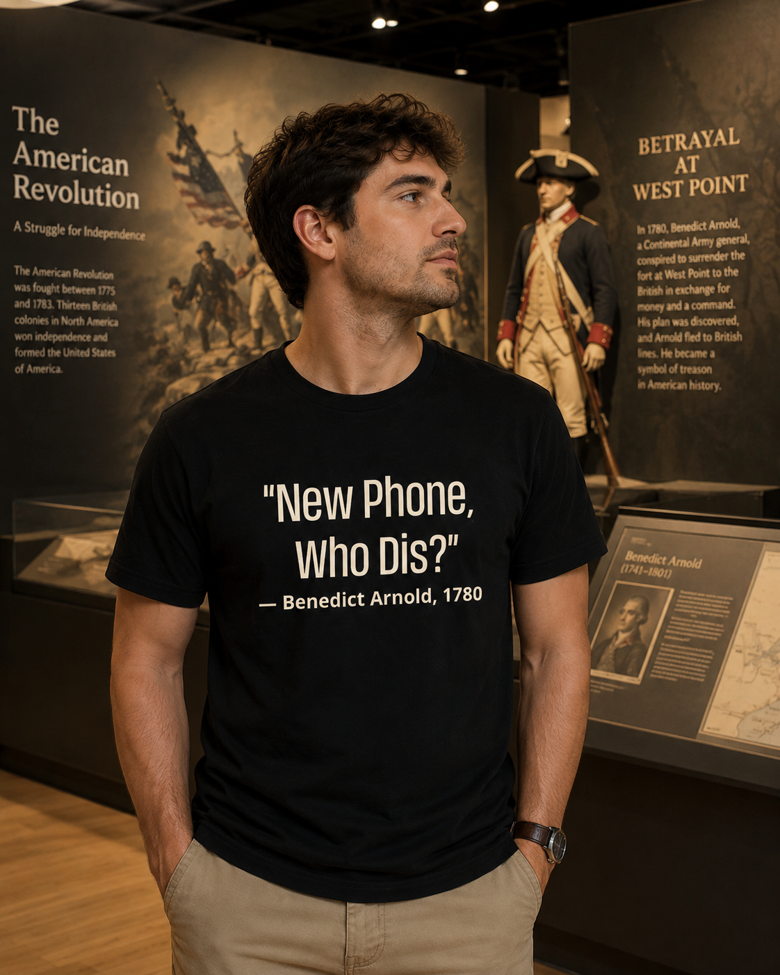 New Phone Who Dis -Benedict Arnold 1780 - Image 6