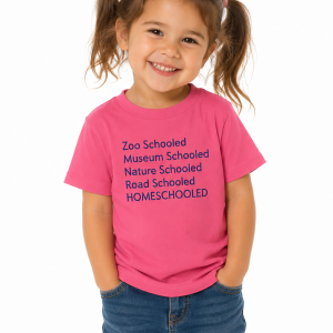 Zoo Schooled Museum Schooled Nature Schooled Homeschooled (Pink)