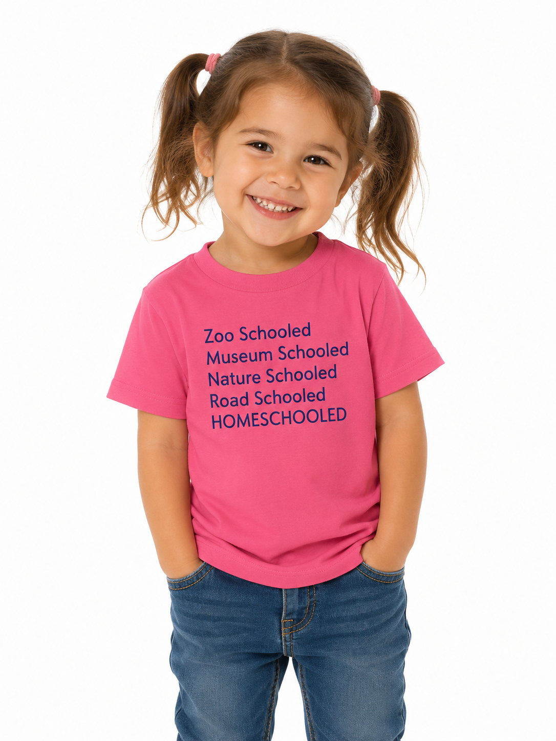 Zoo Schooled Museum Schooled Nature Schooled Homeschooled (Pink)