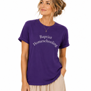Baptist Homeschooling Women’s Tee (Purple)