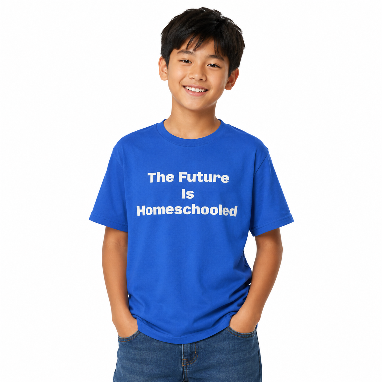 The Future is Homeschooled Youth classic tee