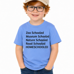 Zoo Schooled Museum Schooled Nature Schooled Homeschooled (Blue)